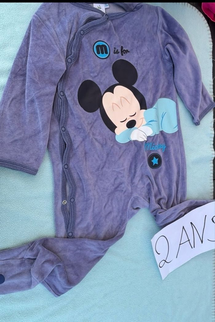 Pyjama grenouillère Mickey – 24 mois
