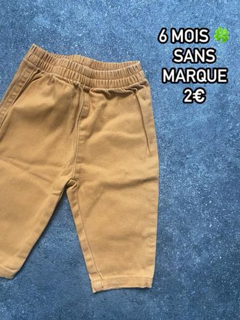 Pantalon 🍀 6 mois 🍀 Sans marque