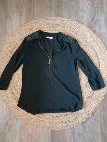 Chemise fluide noire