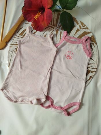 Bodies bretelles 3 mois Petit bateau fille