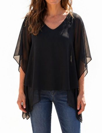Blouse fluide femme, manches amples,Emma et giovanni, neuf, M