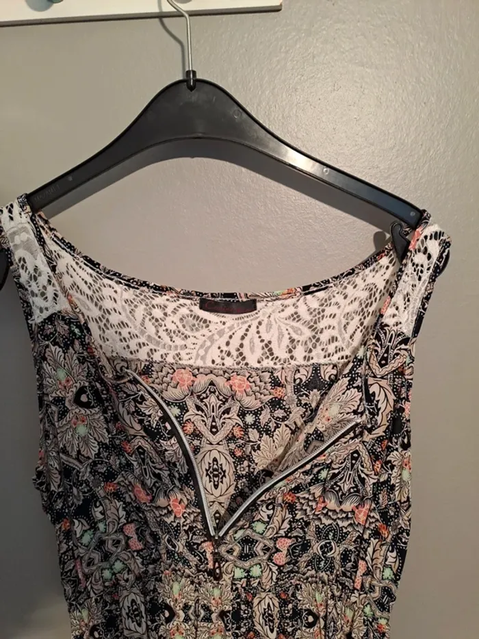 Robe été multicolore - Marque Comeng - Taille 42/44 - Neuve, jamais portée. - photo numéro 5
