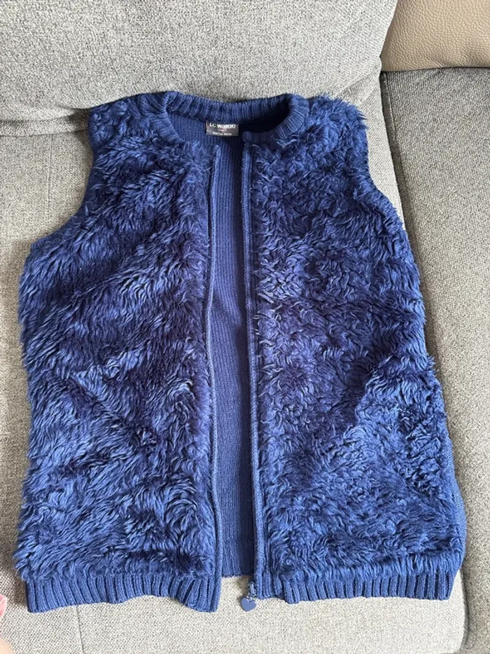 Gilet bleue à gip 12 ans
