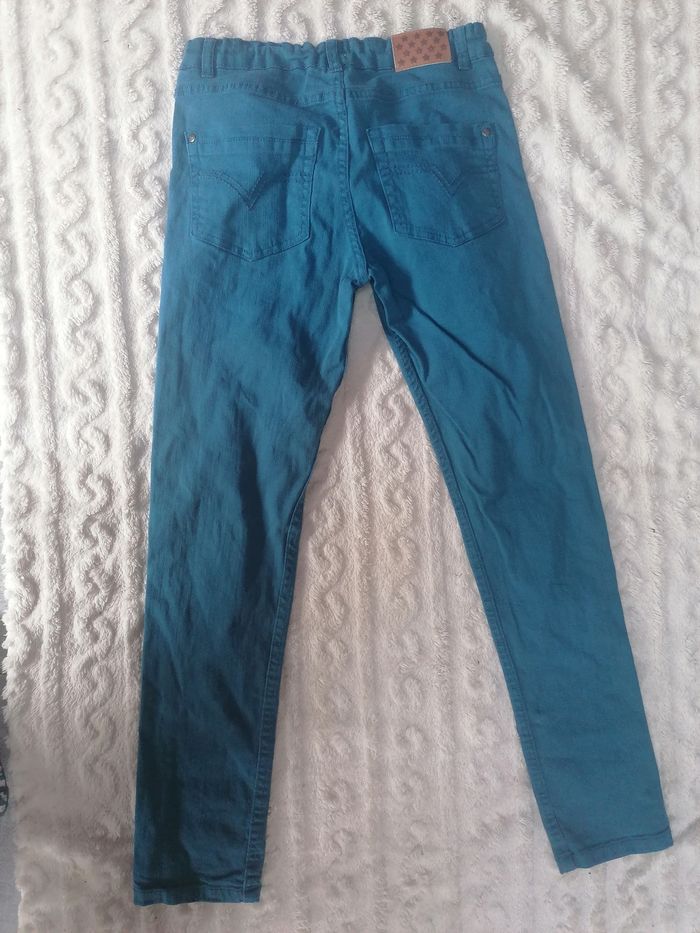 Ensemble chemise manches longues pantalon slim stretch garçon 12 ans - photo numéro 7