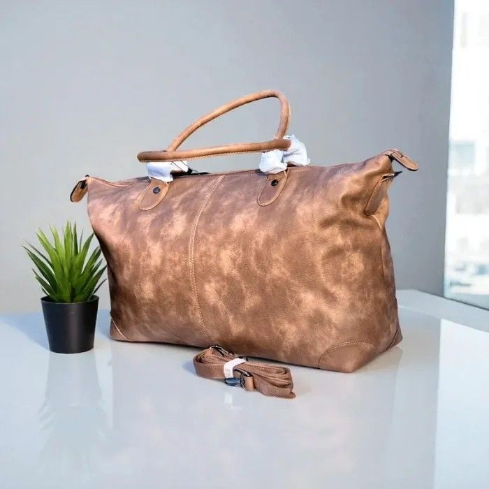 Joli sac de voyage en cuir pu lisse haute qualiti - photo numéro 7