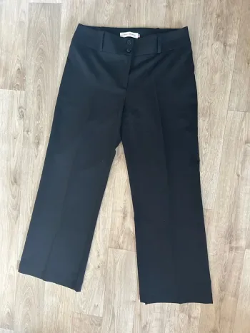 Hippocampe, pantalon noir, modèle tulipe femme, taille 40