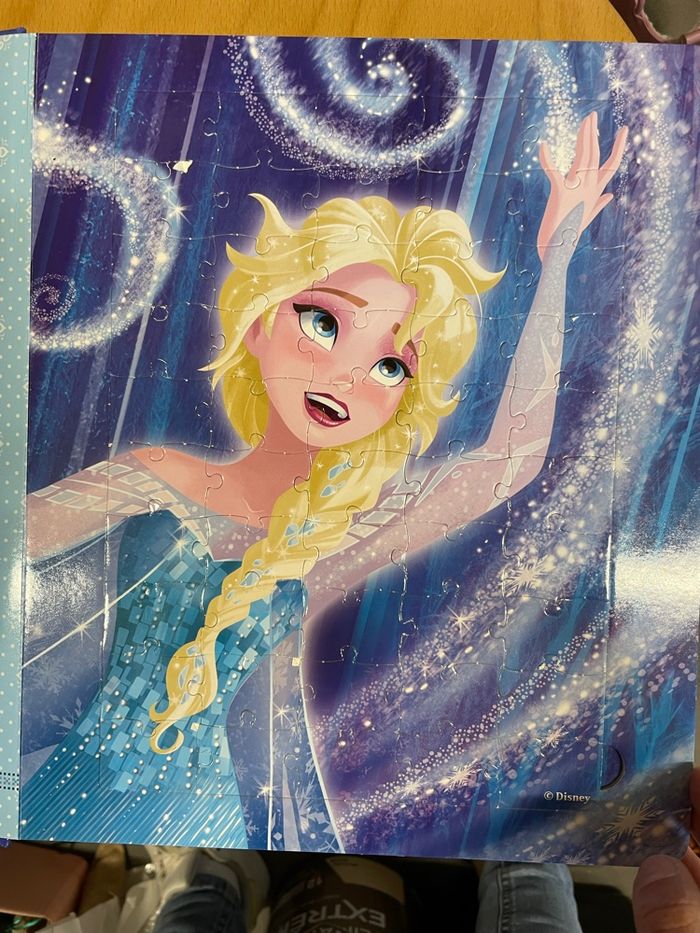 Mon livre puzzle reine des neiges - photo numéro 2