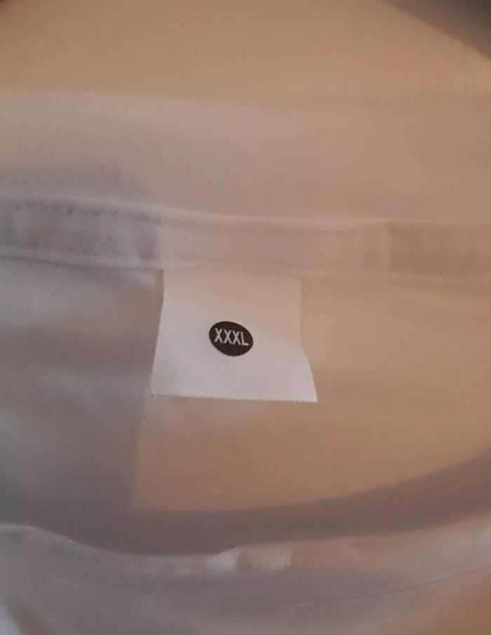 T-shirt homme couleur Blanc, taille 3XL - photo numéro 3