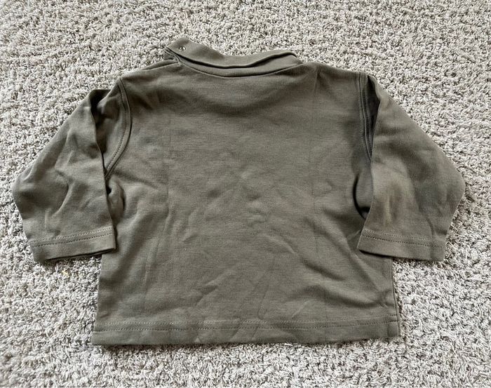 Sous pull vert kaki « Rapide comme l’éclair » Grain de blé 12 mois - photo numéro 5