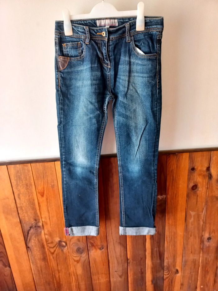 Jeans bas retourné
