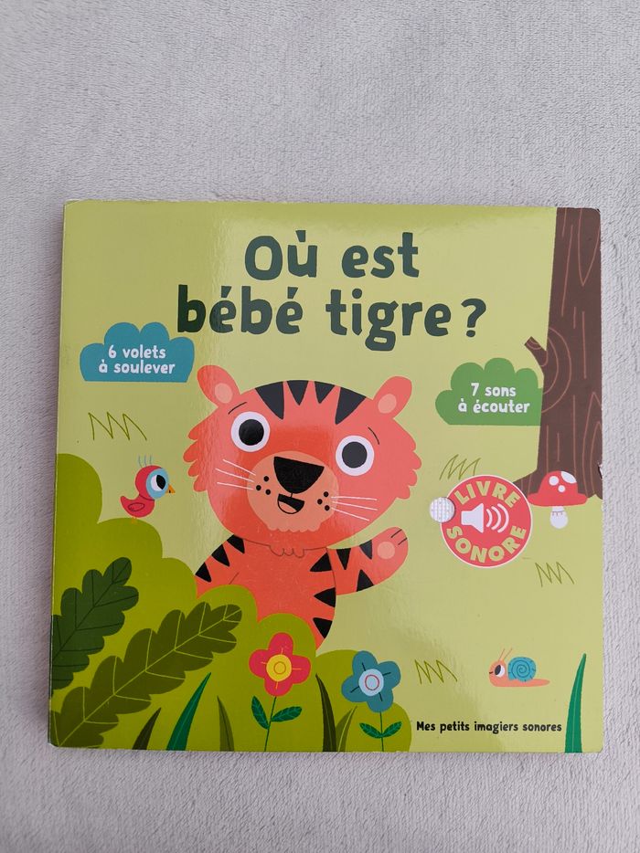 Livre sonore Où est bébé tigre ? Gallimard - photo numéro 2