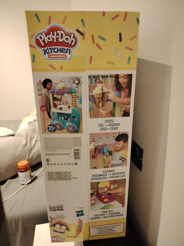 Camion de glace Play-Doh neuf – Pâte à modeler + accessoires – Super jeu créatif ! - photo numéro 6