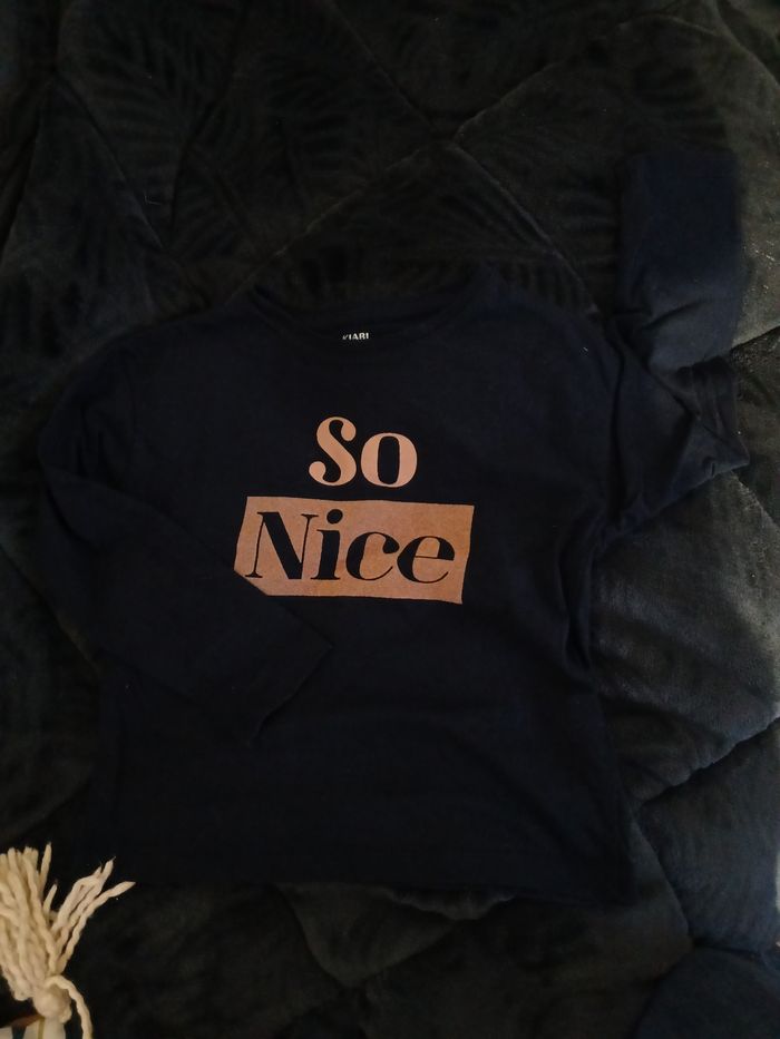 Tee-shirt manches longues fille 5ans