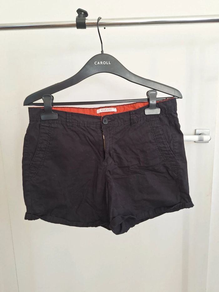 Short noir Camaïeu femme M 38