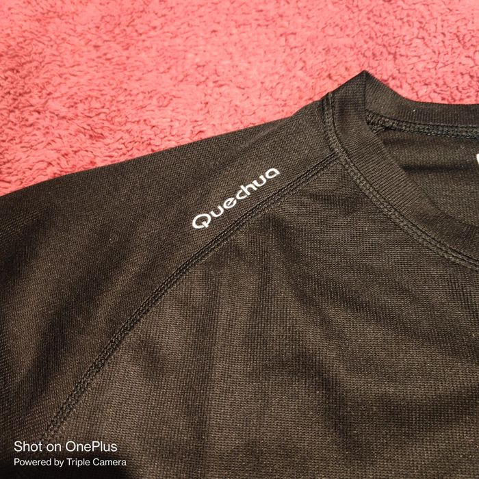 T-shirt noir Quechua Novadry system taille XL - photo numéro 4
