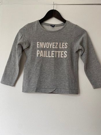 Sweat "Envoyez les paillettes"