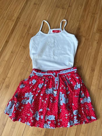 Ensemble jupe et débardeur fille