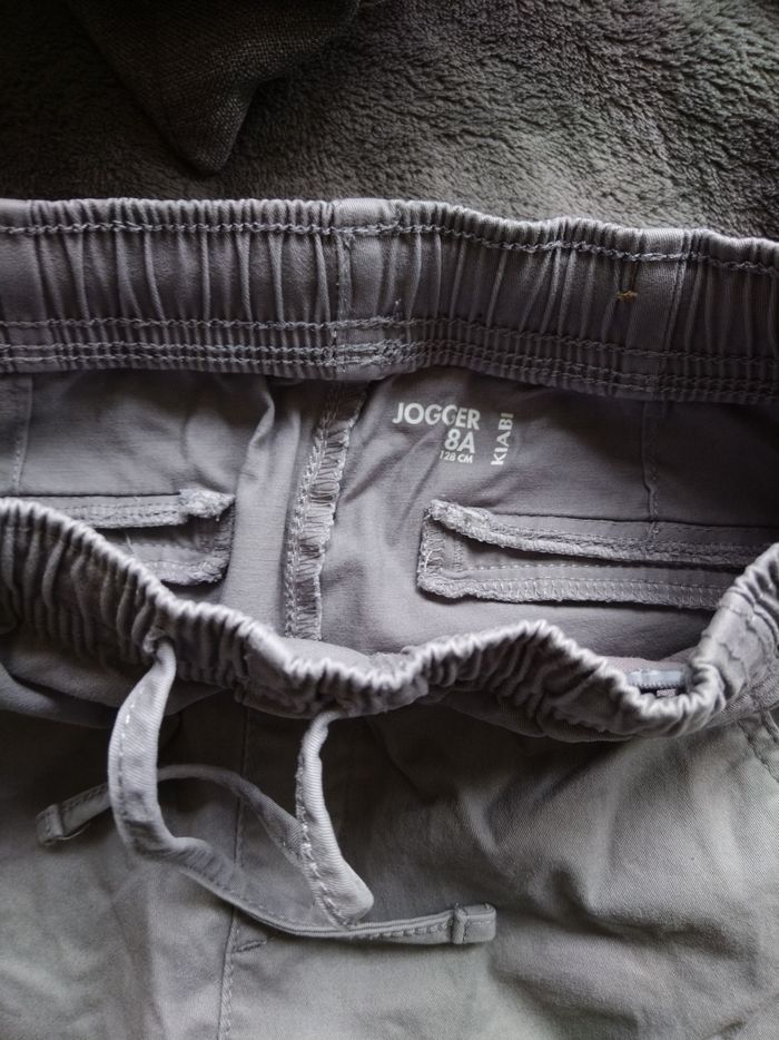 Pantalon gris garçon - photo numéro 3