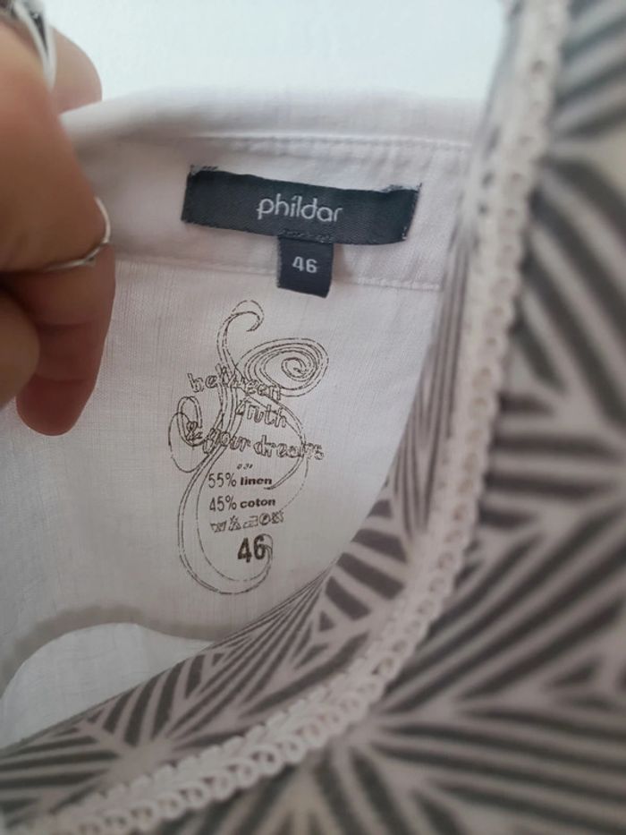 🌸 Chemise Phildar taille 46 - photo numéro 5