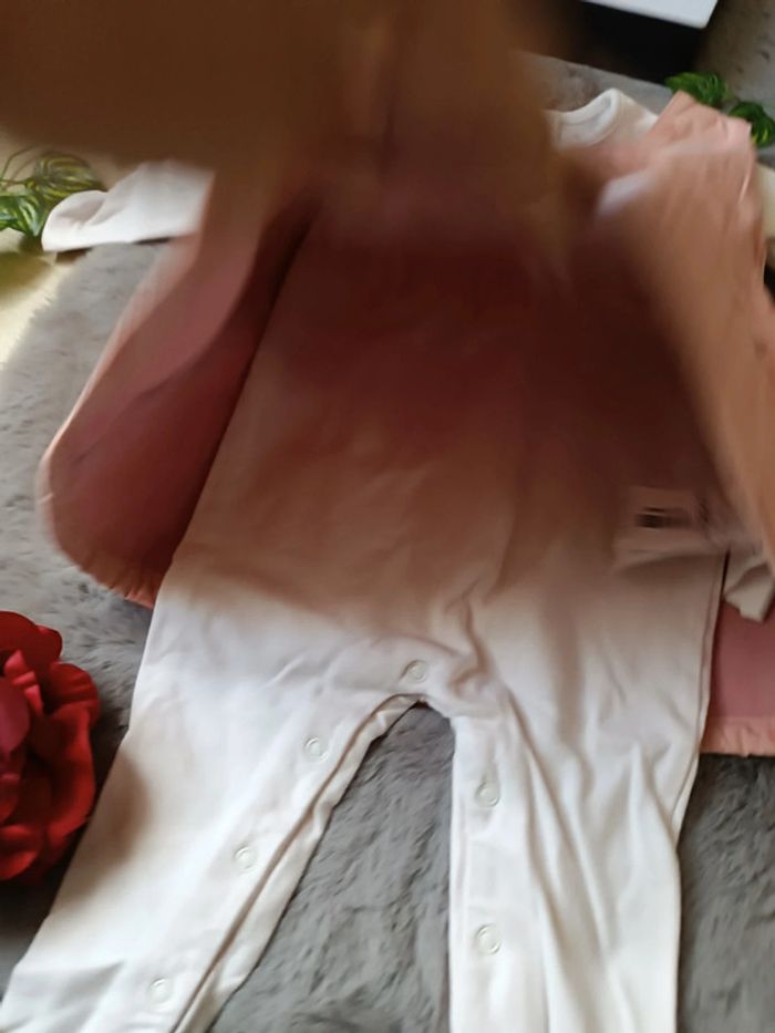 Ensemble combinaison et robe chat sucre d'orge 12 mois fille - photo numéro 6