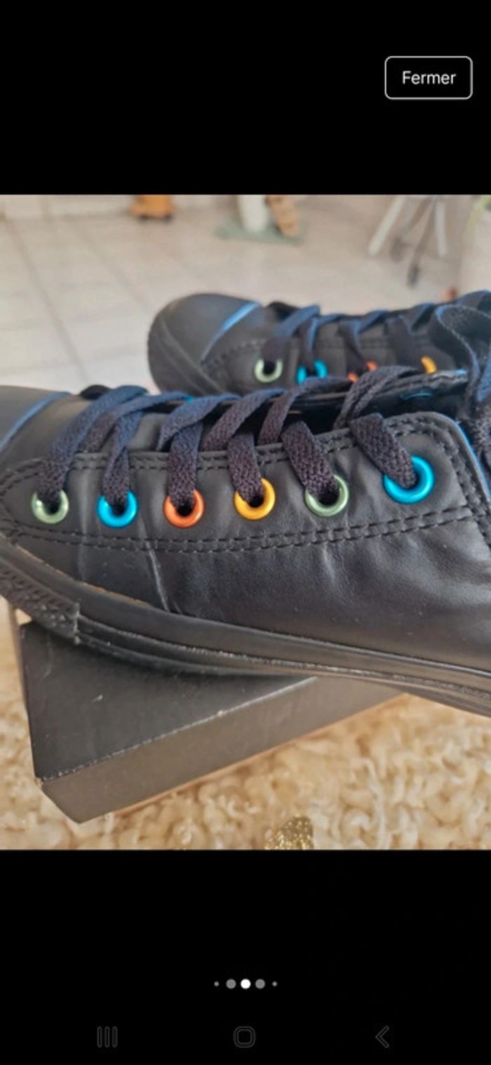 Converse noires 💣 - photo numéro 12