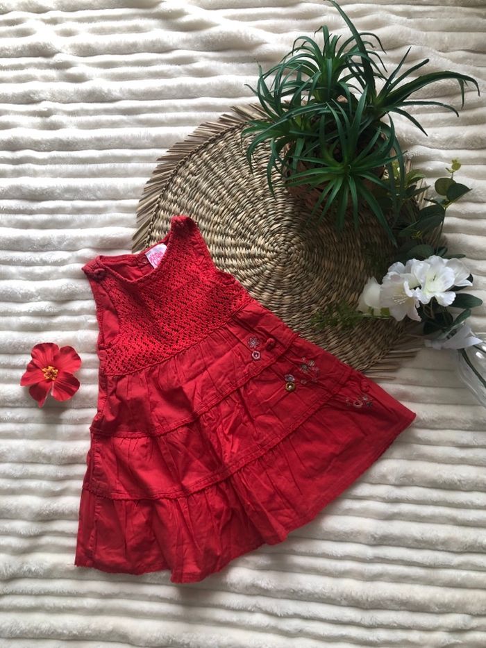 Robe rouge Ptites canailles - photo numéro 3