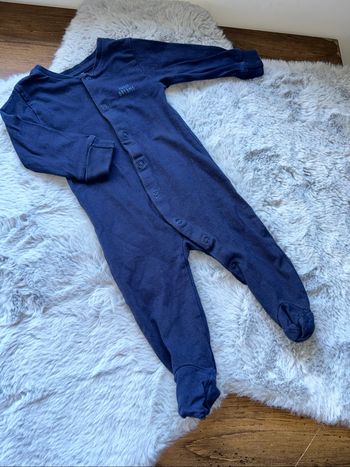 Pyjama fin bleu marine - 6 mois - Sweet & Soft