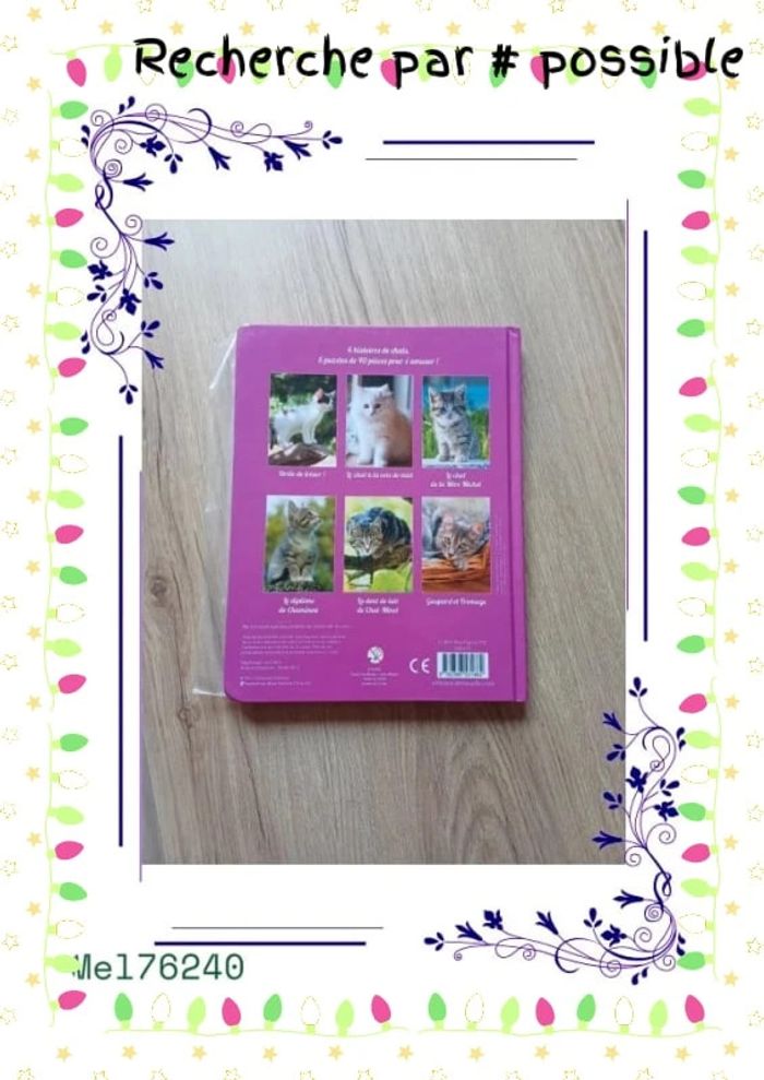 Livre puzzle chat - photo numéro 3