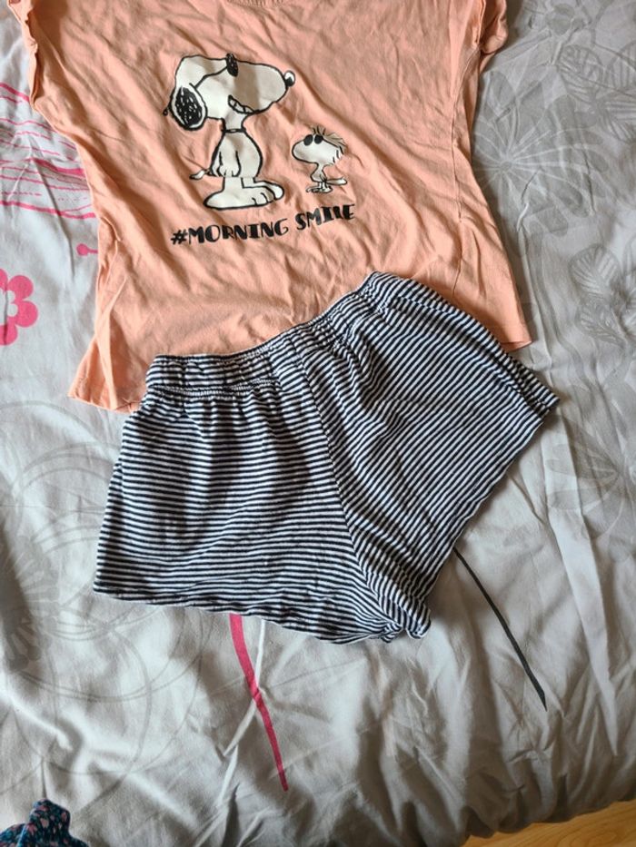 Pyjama short snoopy 14 ans - photo numéro 7