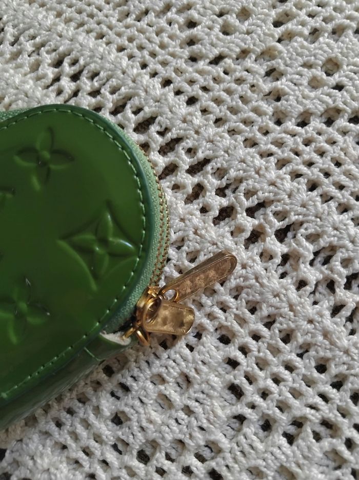 Porte monnaie vert - photo numéro 3