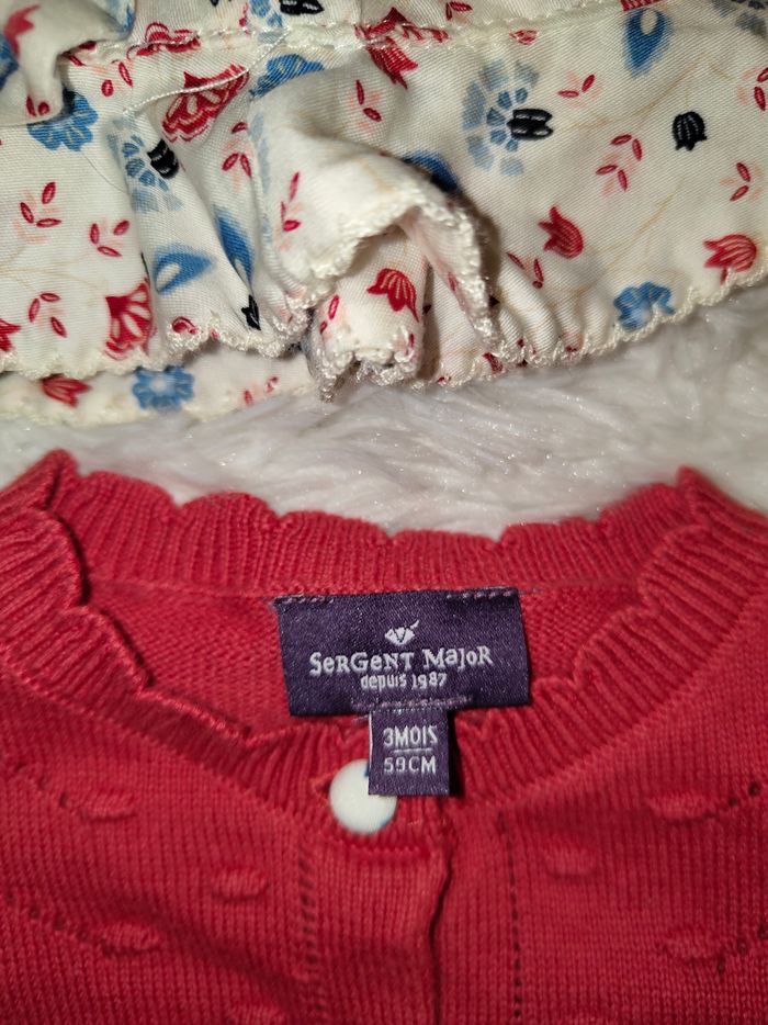 Ensemble complet 5 pièces sergent major fille 3 mois 🎀 - photo numéro 9
