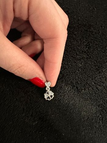 Boucles d'oreilles forme trèfle coeur