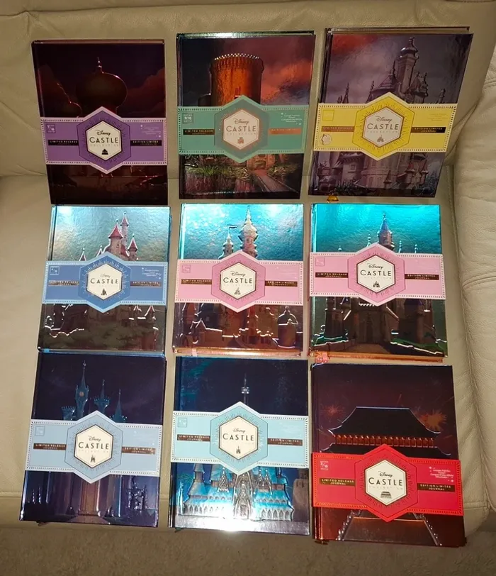 Lot de carnets livres cahiers castle collection disney princesse - photo numéro 4