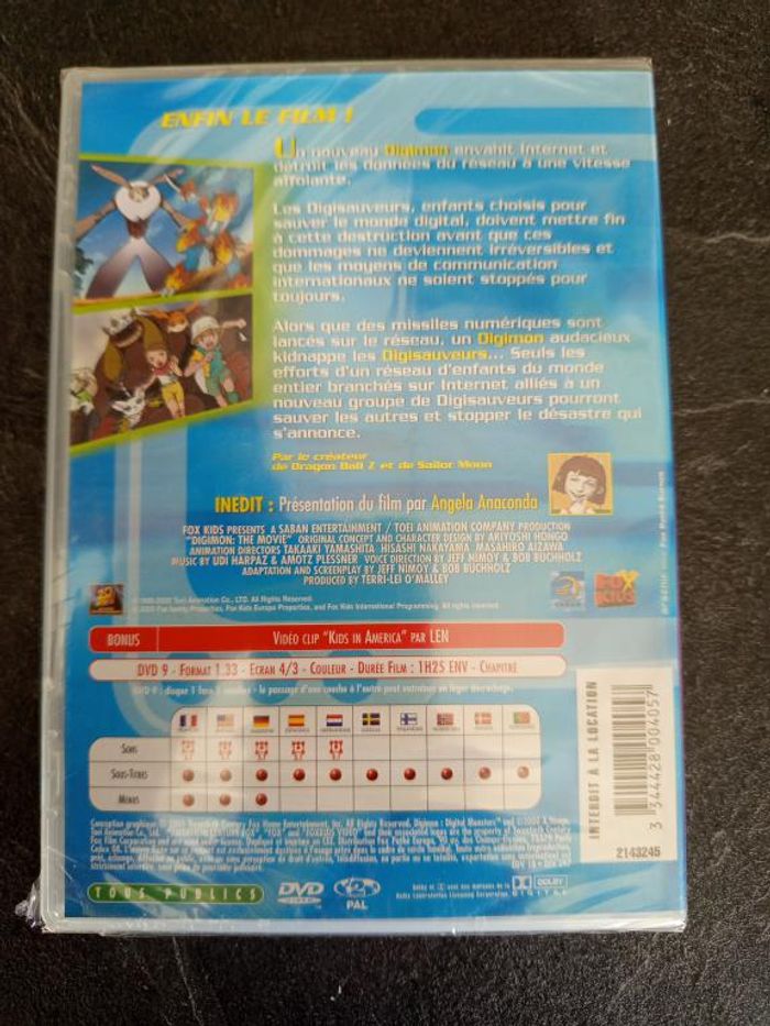 DVD - Digimon - Le film - Neuf - photo numéro 3