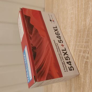 Pack de deux cartouches d'encre compatibles canon PG 545 XL + CL 546 XL-Noire + Couleur-