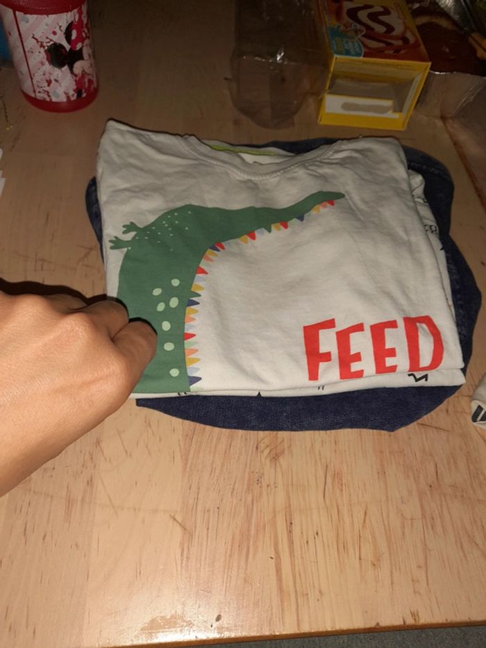 Lot t shirt 8 ans zeeman - photo numéro 2