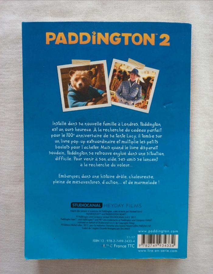 Livre Paddington 2 Le Roman du livre - photo numéro 2