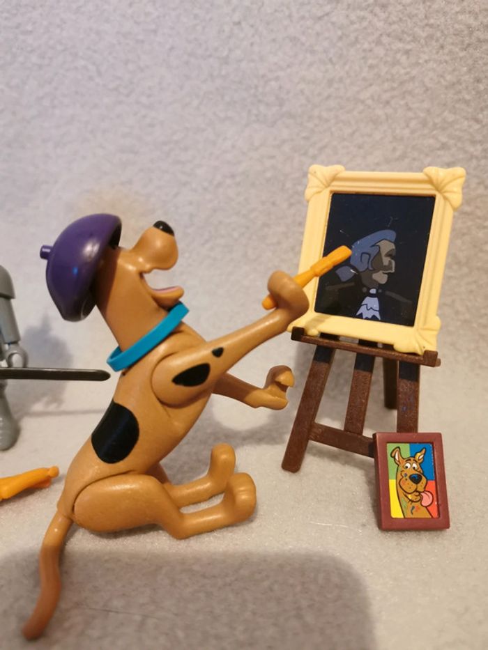 Playmobil scooby-doo peintre et chevalier - photo numéro 2