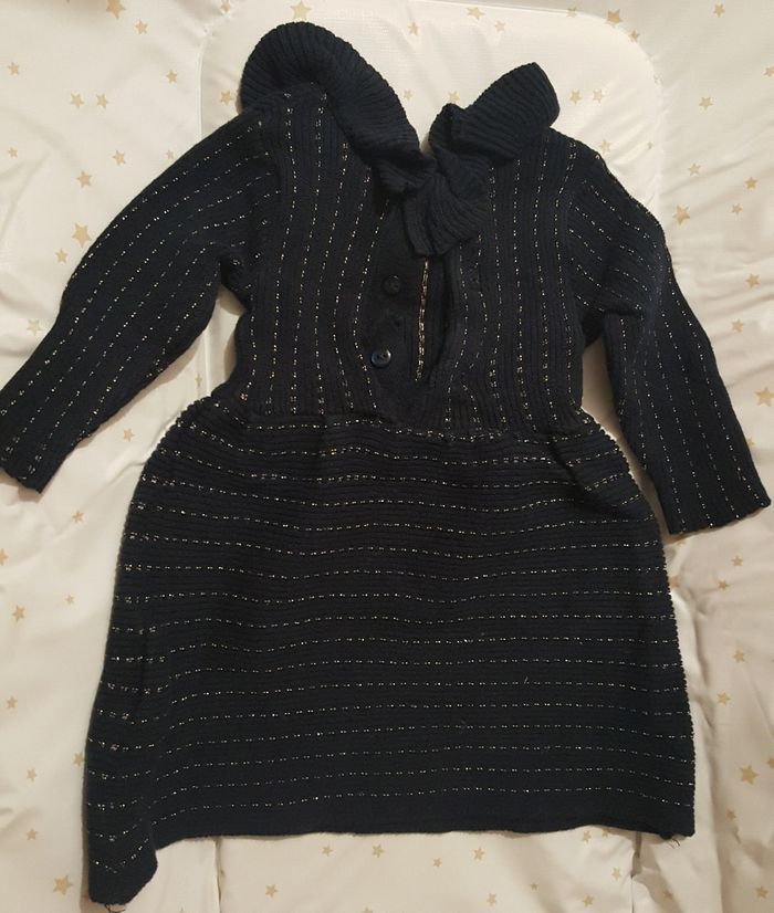 Robe bleue marine 6 mois - photo numéro 2