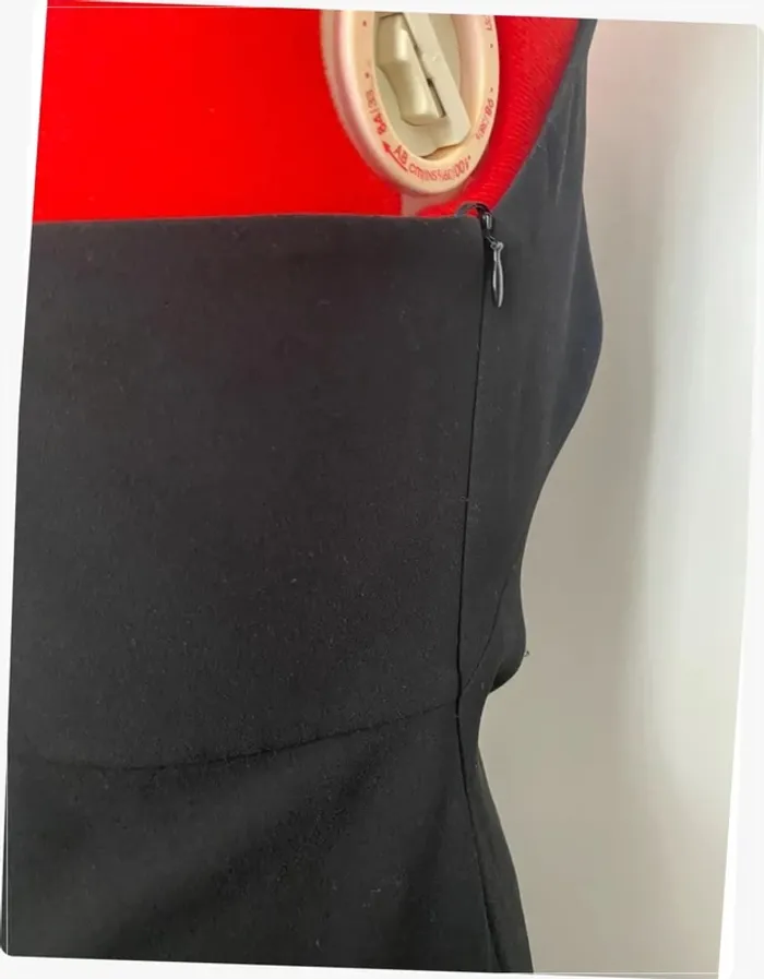 Robe longue noire fendue Zara - photo numéro 7