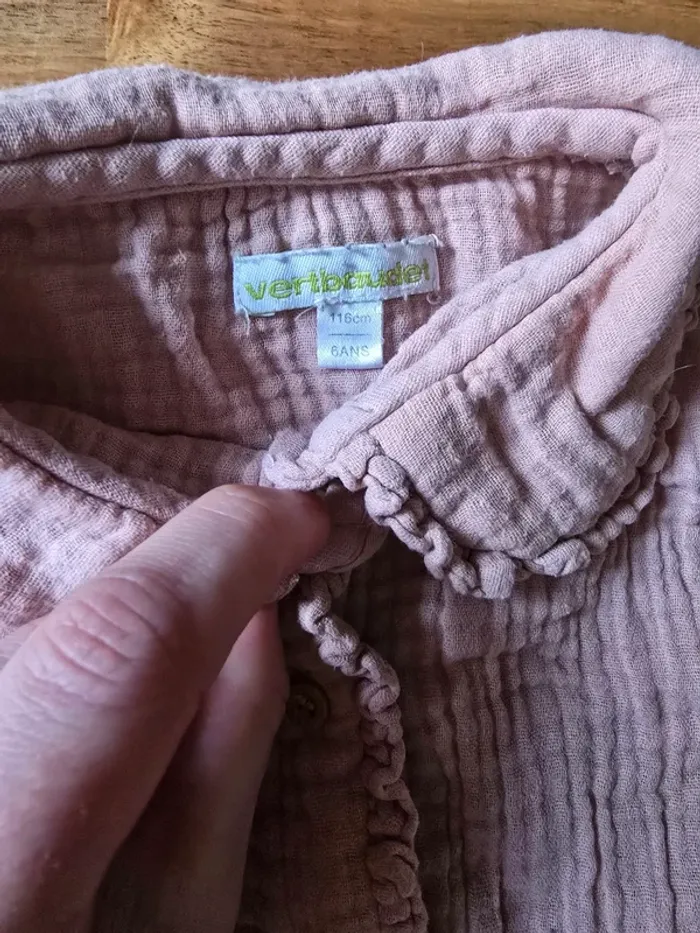 chemise rose pâle vertbaudet - photo numéro 4