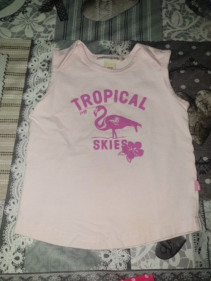 Ensemble short et débardeur 6/9 mois - photo numéro 3
