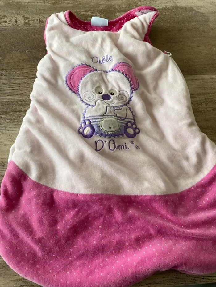 Gigoteuse couverture bébé fille 0/3mois naissance maternité