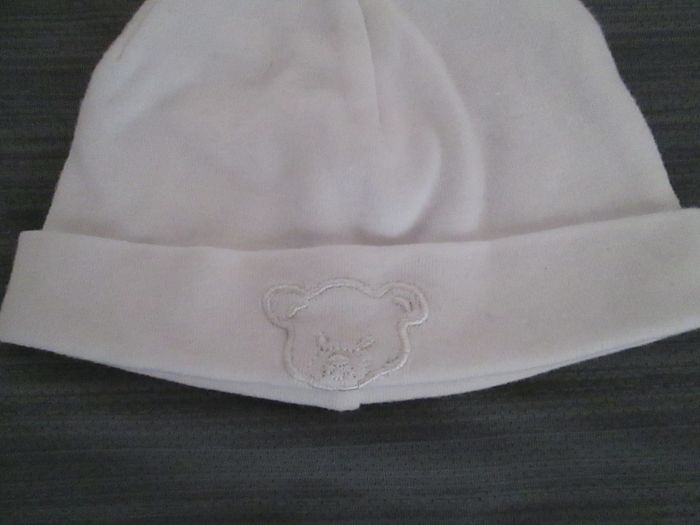 Bonnet blanc naissance - photo numéro 2
