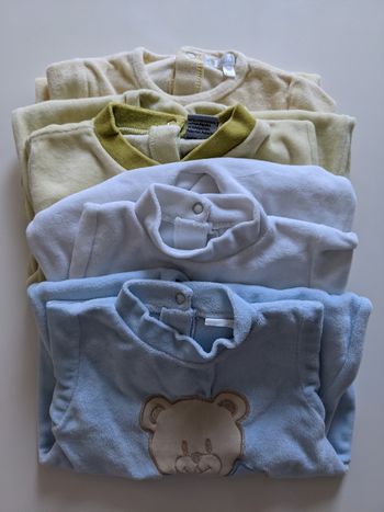 Lot de 4 pyjamas - 3 mois