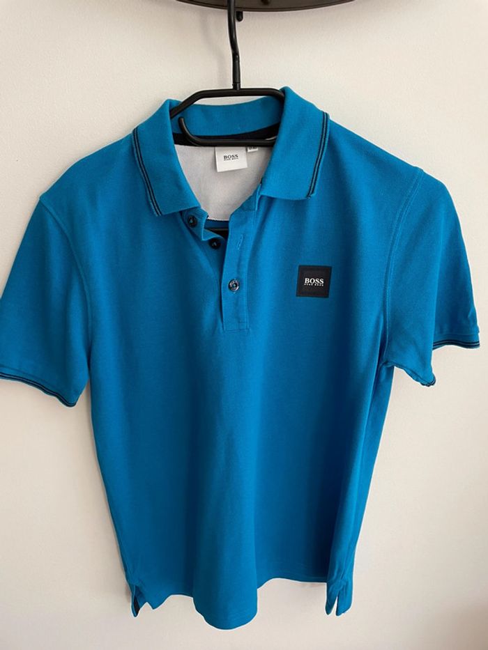Polo Hugo Boss bleu 12 ans