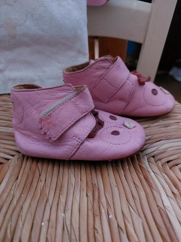 Chaussons souples en cuir Easy Peasy Taille 18/19 - photo numéro 4