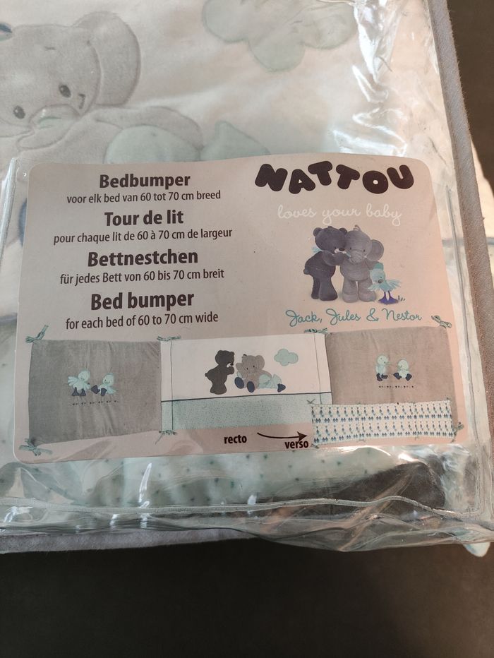 Tour de lit Nattou – Collection Jack, Jules & Nestor - photo numéro 2