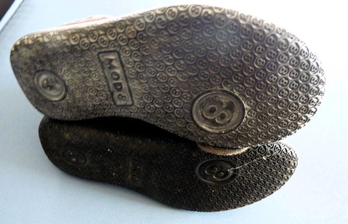 Bottine Fille MOD8 chaussure 24 cuir nubuck marron TBE - photo numéro 6