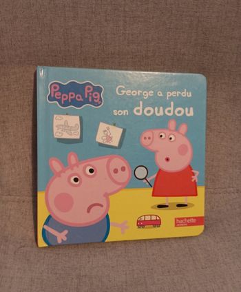 Livre cartonné Peppa pig Georges a perdu son doudou